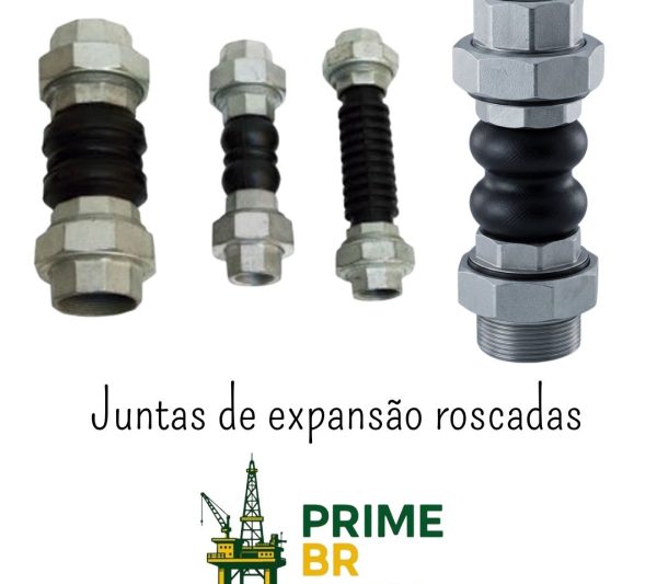 Juntas de Expansão Roscadas – Absorção de Vibração e Dilatação