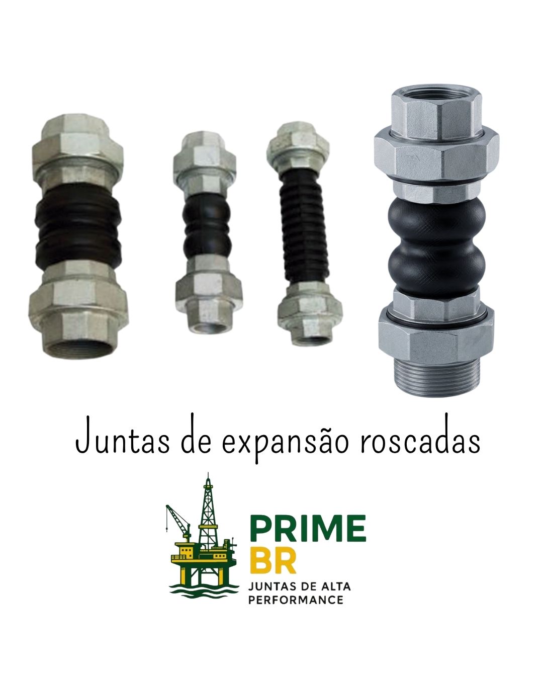Juntas de Expansão Roscadas – Absorção de Vibração e Dilatação