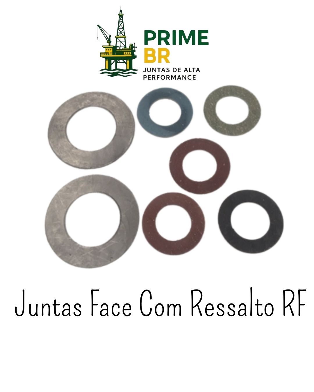 Juntas para Flanges Face Com Ressalto (RF) – Vários Materiais e Medidas