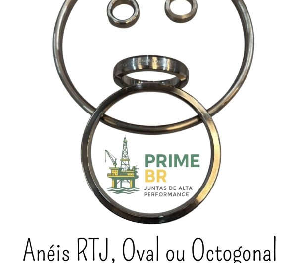 Anéis de Vedação RTJ, Oval e Octogonal – Aço Inox 304 / 316 / 347